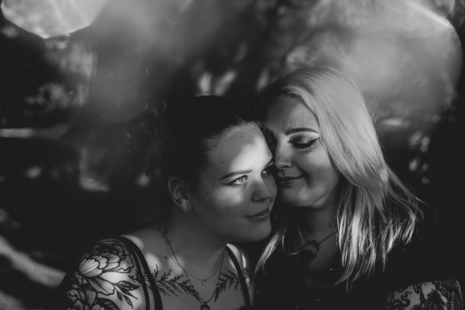 Queer Tattoo Alternative Metal Wedding Couple NRW Inspiration
