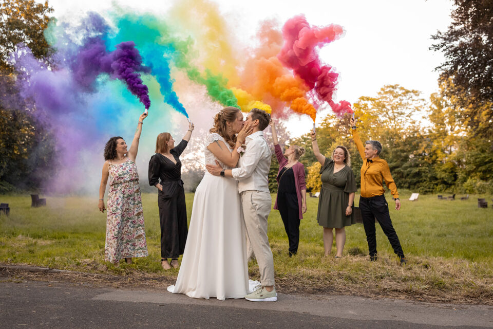Alternative Hochzeit Rainbow LGBTQ Queer Wedding Inspiration NRW