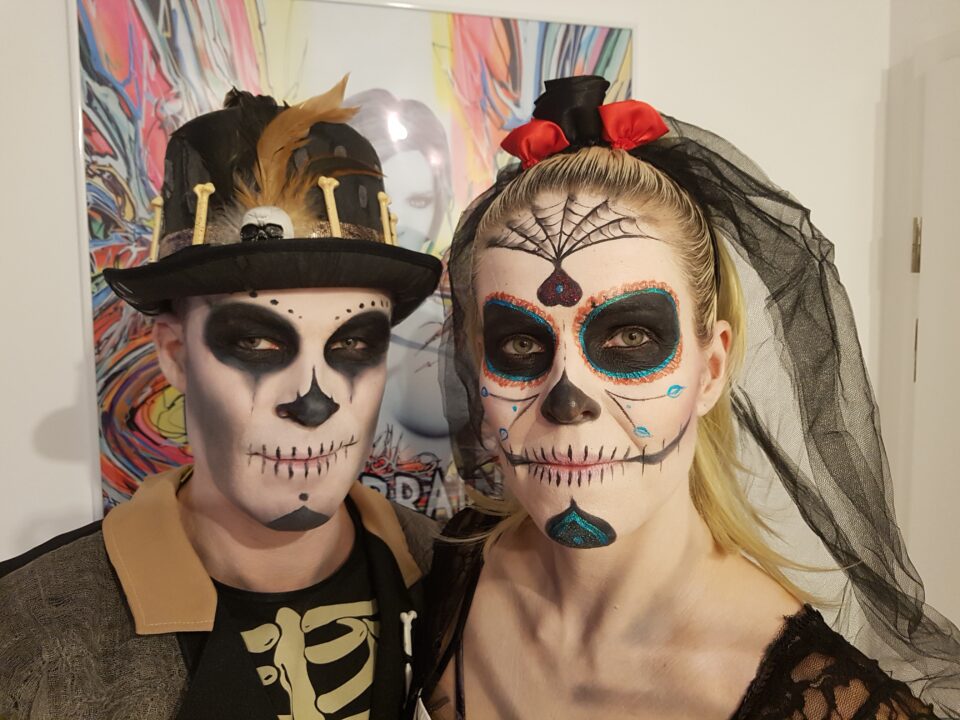 Dia de los Muertos inspiriertes MakeUp - ideal für deine Themenhochzeit